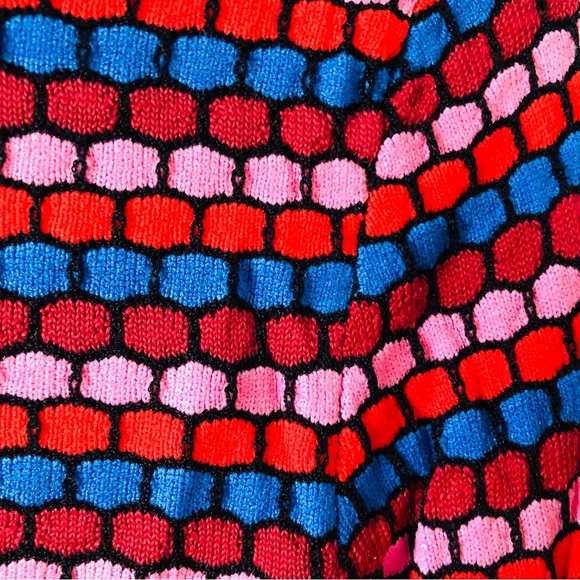 🟡2/30$ | Zara | Crop Fine Knit Multicoloured top - Picture 6 of 11